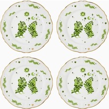 Bitossi Home Bitossi Eden 4 Parça Porselen Yemek Tabağı Seti