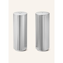 Georg Jensen Tuz ve Karabiber Seti –,paslanmaz Çelik, 9 Cm, Iskandinav Tasarım