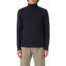 Selected Homme Pamuklu Balıkçı Yaka Kazak, Modern Minimalist Erkek Stili