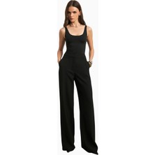 Because Of Alice Effortless Wide Leg Trousers Geniş Paça Dökümlü Kadın Pantolon