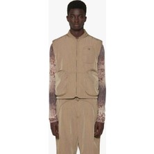 American Rag Cie Şık ve Fonksiyonel Bio Vest - Khaki Renkli Fermuarlı Yelek