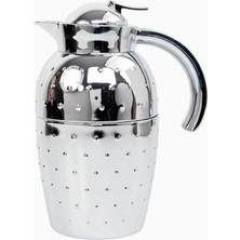 Roomours Pioneer Dot Silver Termos 1 Litre