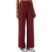 Varley Doublesoft® Wide-Leg, Bordo Rahat ve Şık Günlük Eşofman Altı