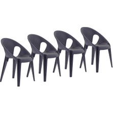 Magis Bell Chair 4 Set Sandalye Geri Dönüştürülebilir Malzeme, Konstantin Grcic'in Ikonik Tasarımı