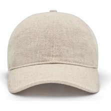 American Rag Cie Şık La Casquette Drôle Lin Beyaz Erkek Şapka - El Işi Detaylar ve Ayarlanabilir Tasarım