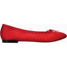 Repetto Cendrillon Saten Balerin Ayakkabı Kristal Taşlı, Fiyonk Detaylı, Fransız El Işçiliği