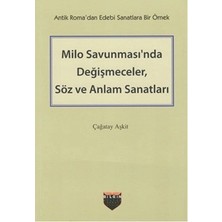 Milo Savunmasında Değişmeceler Söz ve Anlam Sanatl