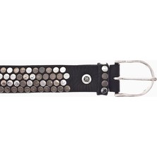 B.BELT95 cm Kadın Deri Kemer, Metal Detaylı Şık Aksesuar