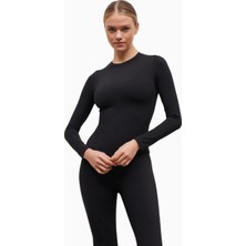 Because Of Alice Base Sculpting Long Sleeve Top Uzun Kollu Şekillendirici Kadın Üst