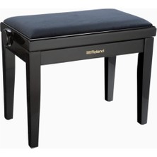 Roland RPB-220BK Piyano Taburesi, Kadife Oturmalı, Saten Siyah, Masif Ahşap