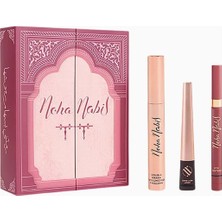 Noha Nabil Noha Nabıl Eye Dare You Set, Ramadan Özel Göz Makyajı Seti, Eyeliner, Maskara ve Kontur