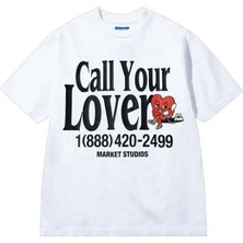 American Rag Cie Call My Lover T-Shirt For Men - Beyaz, Kaliteli ve Şık Tasarım