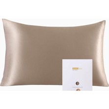 Zimasilk Zımasılk %100 Dut Ipeği Yastık Kılıfı, 50X75 Cm, Saç & Cilt Dostu, Gri