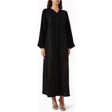Rauaa Official Şık Panel Kesim Nakışlı Abaya ve Sheila ile Rahat ve Şık Stil Seçenekleri
