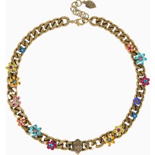 Kurt Geiger Floral Eagle Necklace Çiçekli Kartal Kolye