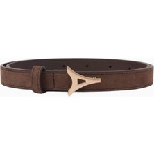 Maniere De Voir Eiffel Slim Vegan Süet Kemer