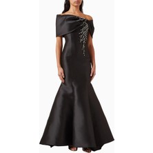 Ac By Aanchal Chanda Crystal-Embellished Gown Kristal Işlemeli Balık Form Maxi Kadın Elbise