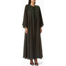 HOMA Q Yüzde Yüz Hafif Şifon Abaya Seti ile Zarif Görünüme Ulaşın