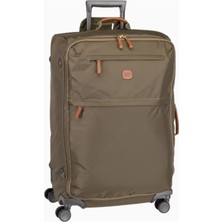 Bric's Milano Brıc's X-Travel Trolley 71 cm Deri Detaylı, Geniş Hacimli, Şık ve Hafif Valiz