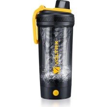 Voltrx Galyum Elektrikli Shaker Şişe, 24 Oz, Usb-C Şarjlı, Bpa Içermez, Tritan Gövde