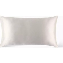 Slip King Saf Ipek Yastık Kılıfı 51X91CM Beyaz Lüks Cilt ve Saç Bakımı
