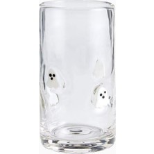 Crate & Barrel Cadılar Bayramı Ghost Highball Bardağı 15,5 Oz, El Üflemeli Cam