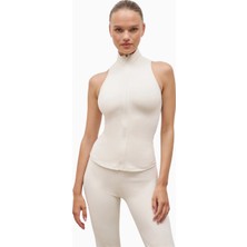 Because Of Alice Base Sculpting Sleeveless Zip Up Jacket Şekillendirici Kolsuz Atletik Kadın Üst