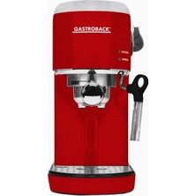 Gastroback Özel Tasarım Espresso Makinesi, Piccolo Kırmızısı, 19 Bar, Kompakt & Hızlı Isınan