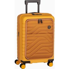 Bric's Milano Ulisse 55 cm Mat Polipropilen Usb’li Kabin Boy Trolley Modern ve Fonksiyonel Tasarım