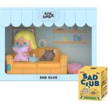 Pop Mart Crybaby Sad Club Serisi, Rastgele Figür, 2,5 Inç Koleksiyonluk Figür Seti