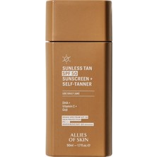 Allies of Skin Allıes Of Skın Sunless Tan Spf 50 Güneş Kremi + Bronzlaştırıcı 50ML