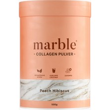 Marble Peach Hibiscus Kollagen Tozu, Weidehaltung Kaynaklı Lüks Cilt Takviyesi