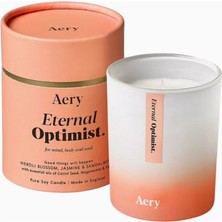 Aery Eternal Optimist Kokulu Mum 200G, Soya Mum, Sandal Ağacı ve Yasemin