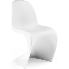 VitrA Panton Sandalye, Verner Panton Tasarımı, Modern Tek Parça Plastik Sandalye