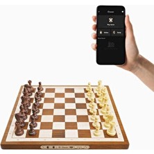 Chessnut Air Elektronik Satranç Takımı, LED & Aı Destekli, El Yapımı Ahşap