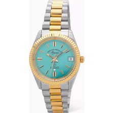 West End Watch Co The Classics Otomatik Paslanmaz Çelik Saat, 32,5 Mm, Tiffany Mavisi, Sunray Kadran