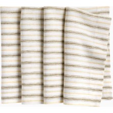 Crate & Barrel Jake Arnold Brighton Peçete 4’lü Set, %100 Avrupa Keteni™ Renkli Çizgili Tasarım