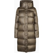 Pikeur Quilted Coat Selection 8025 Lüks Uzun Kapüşonlu Kadın Mont