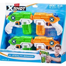 X-Shot Water Small Stealth Soaker 4’lü Paket, Kompakt & Eğlenceli Su Tabancası