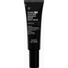 Allies of Skin Allıes Of Skın %0,1 Retinal ve Peptit Gelişmiş Onarıcı Gece Kremi 48 ml