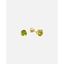 Fascination by Ellen K. Zarif 333 Gold Peridot Taşlı Kadın Küpe Stil Sahibi ve Zamansız Tasarım