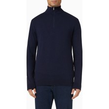Selected Homme Pamuklu Yarım Fermuarlı Hırka, %100 Pima Pamuk