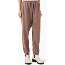 Acne Studios Organik Pamuklu Sweatpants - Mor - Esnek Bel, Yan Cepler ile Rahat Tasarım