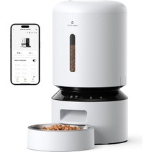 Petlibro 5l Akıllı Otomatik Mama Kabı 5g/2.4g Wi-Fi Kontrollü Taze Beslenme