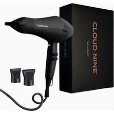 Cloud Nine Airshot Saç Kurutma Makinesi, 2000W, Seramik Isıtıcı, Antistatik Teknoloji, 3 Sıcaklık ve Güç Ayarı