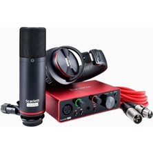 Focusrite Scarlett Solo Studio 3. Nesil Stüdyo Kiti, Mic-Headphones