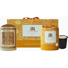 Alexandre J Ivory Mum ve Holder Hediye Seti 220G, Vanilya-Beyaz Çikolata