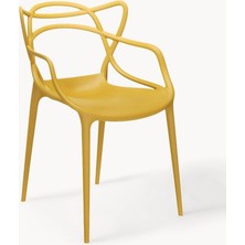 Westwing Kartell Masters Sandalye Seti (2 Adet): Beyaz, Istiflenebilir