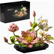 Nifeliz NF10334 Lotus Çiçek Yapım Seti 506 Parça Botanik Dekoratif Model