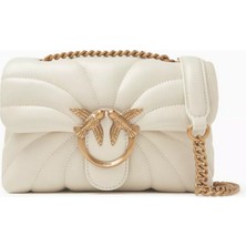 Pinko Kapitone Nappa Love Mini Şişme Çanta, Lüks & Şık Detaylar